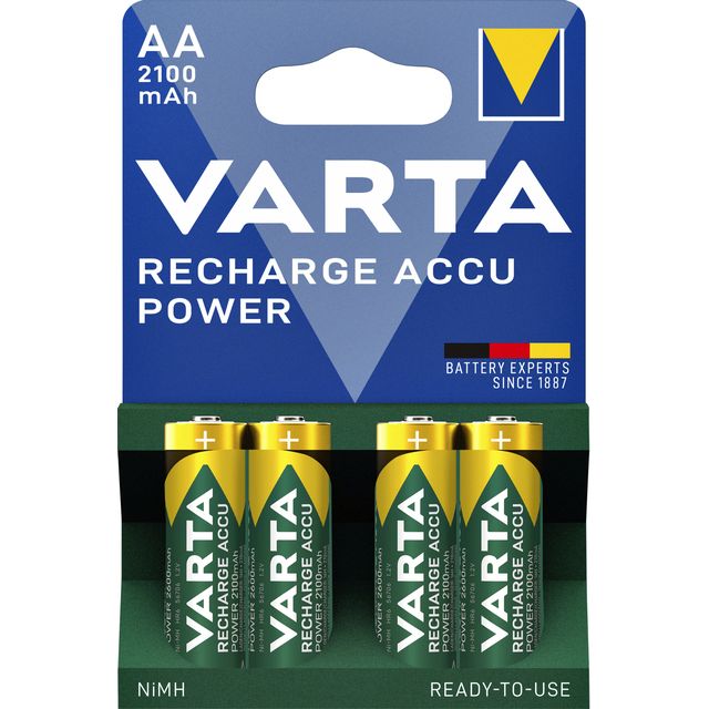 Varta -  Batterij oplaadbaar 4x aa 2100mah | 10 stuks