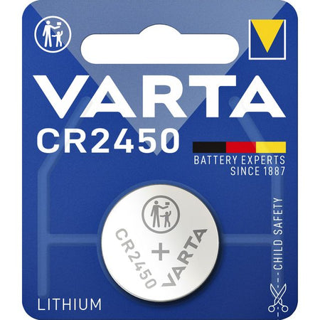 Varta - Batterie Knopfzelle CR2450 Lithium Blister à 1 Stück | 10 Stück