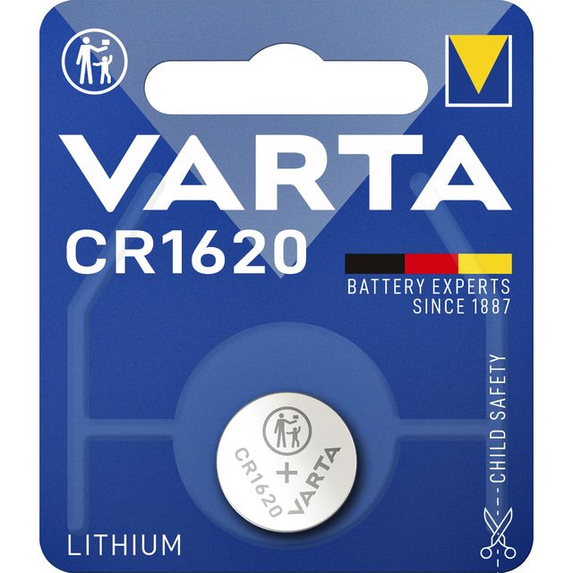 Varta -  Batterij knoopcel CR1620 lithium blister à 1stuk | 10 stuks
