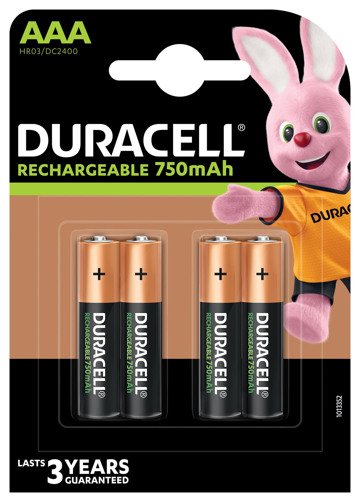 Duracell - Batterie oplb durable aaa plus rcr 750mah | 10 pièces