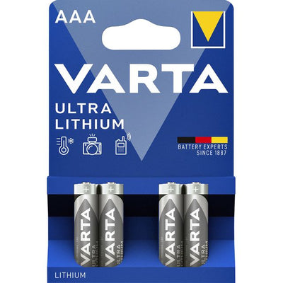 Varta -  Batterij ultra lithium 4x aaa