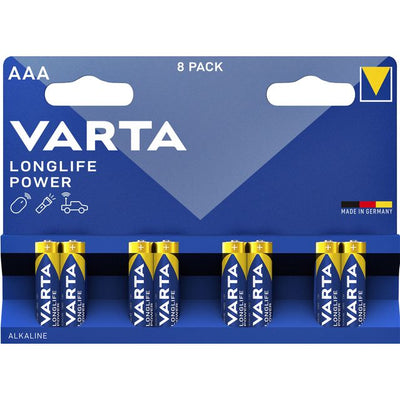 Varta -  Batterij longlife power 8x aaa