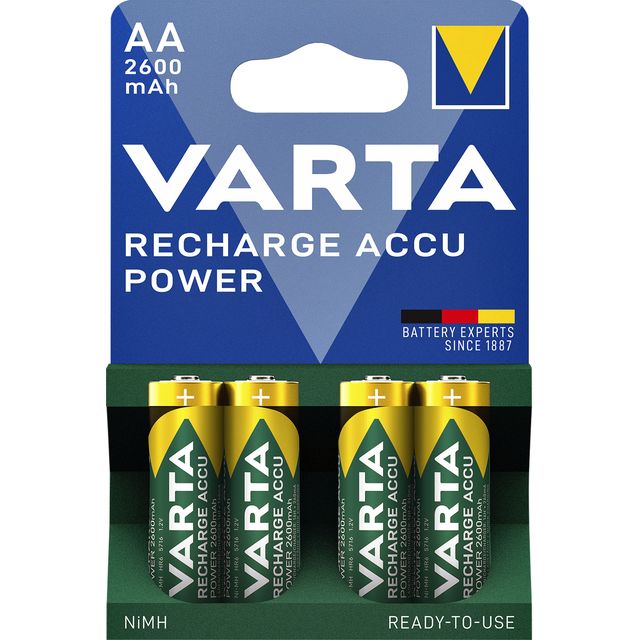 Varta - Batterie rechargeable 4xAA 2600mAh prête à l'emploi