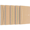 Oxford - carnet à spirales, 180 pages, format A4, quadrillé 5 mm, couleurs assorties