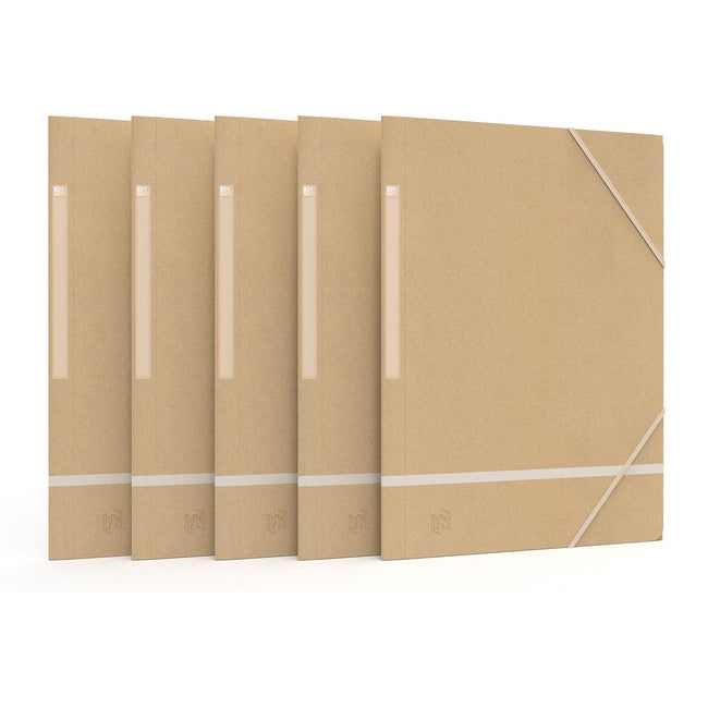 Oxford - Dossier Elasto A4 3 plis 450gr 5 pièces
