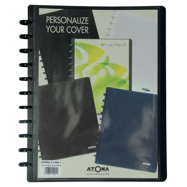 Atoma - album, pour ft A4, en PP, avec 60 pochettes, personnalisable