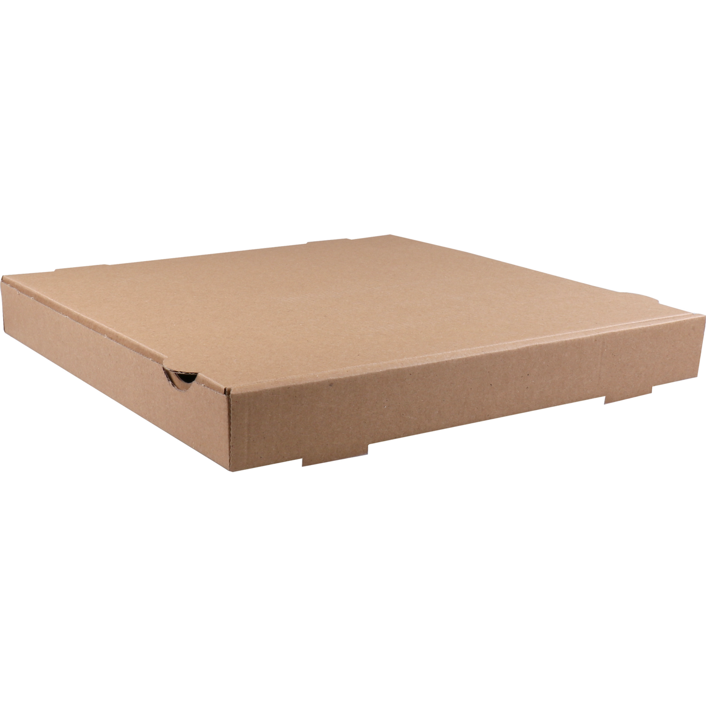 Klika - Pizza Box | Golfkarton | 33x33x4cm | Americano | Braun | 100 Stück