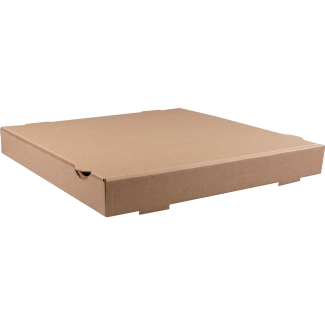 Klika - Pizzakarton | Wellpappe | 33x33x4cm | amerikanisch | braun | 100 Stück