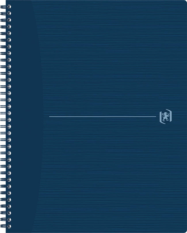 Oxford - Origin Spiralnotizbuch, ft A4+, 140 Seiten, kariert 5 mm, blau