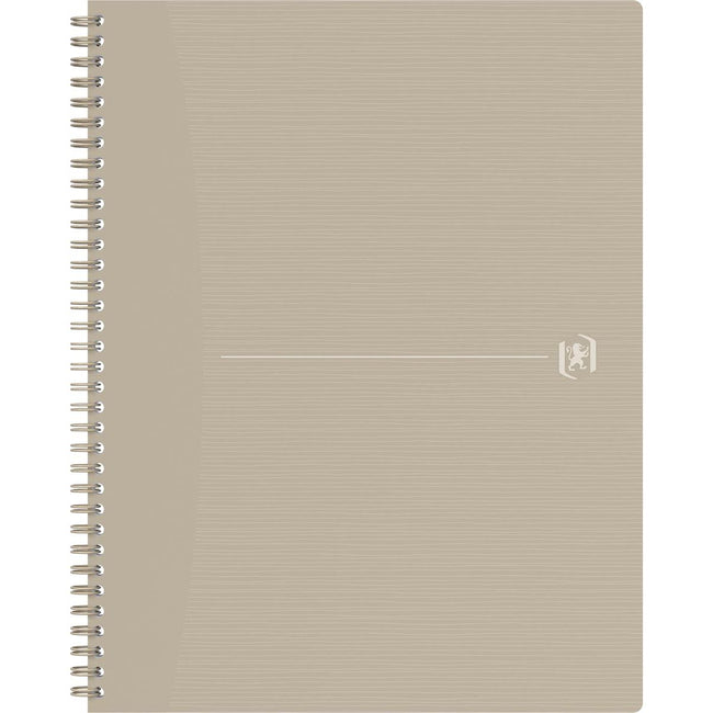 Oxford -  Origin spiraalschrift, ft A4+, 140 bladzijden, geruit 5 mm, zand