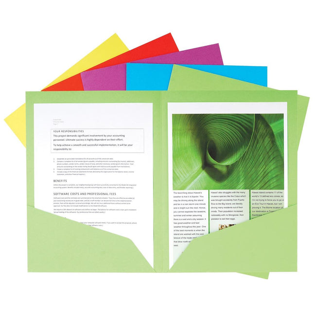 Exacompta - classeur Rock's 210 pour ft A4 ou A3, pack de 25 pièces coloris assortis