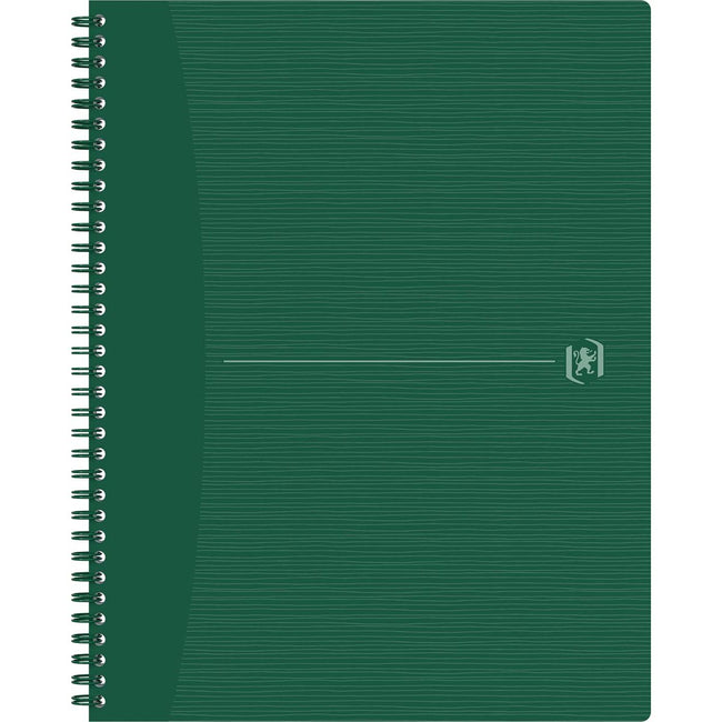 Oxford - Cahier à spirale Origin, format A4+, 140 pages, quadrillé 5 mm, vert