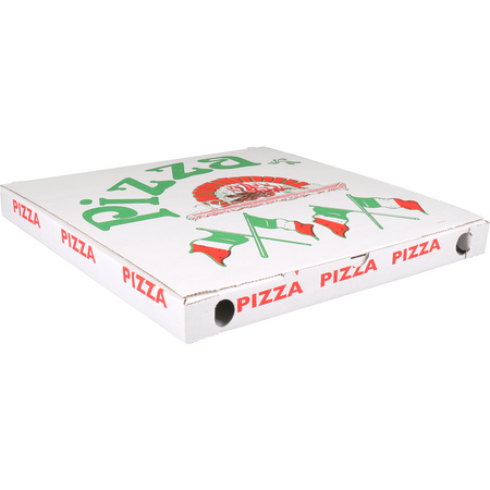 Klika -  Pizzadoos | golfkarton | 30x30x3cm | vegetale | wit | 200 stuks