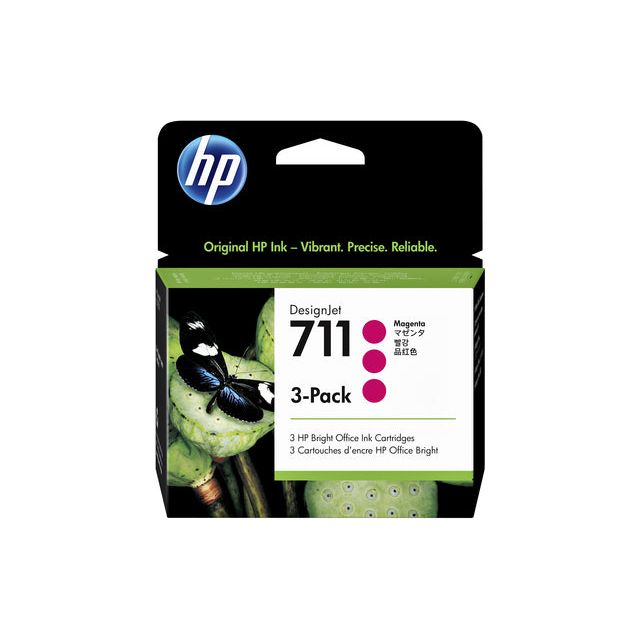 HP - Inkcartridge HP CZ135A 711 rot