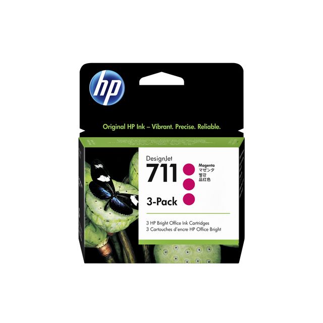 HP - Cartouche d'encre cz135a 711 rouge