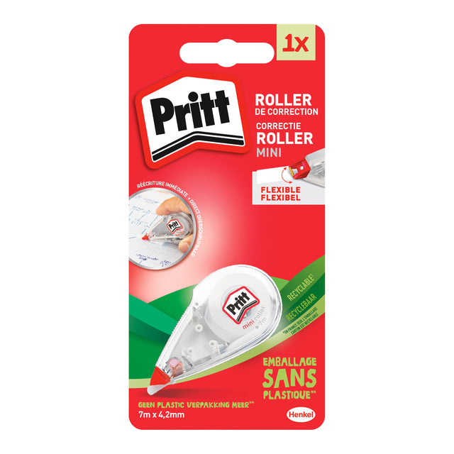 Pritt - Correction Mini Flex 4.2mmx7m sur blister | 10 pièces