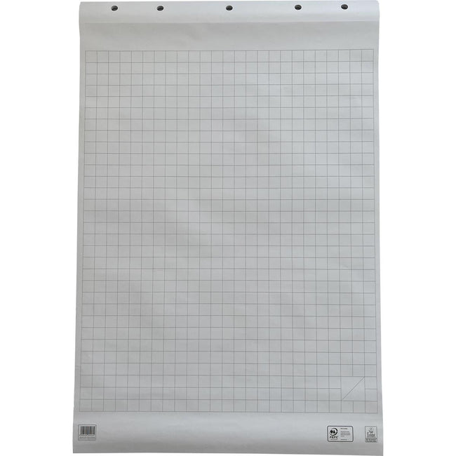 Work -   flipchartpapier, ft 65 x 98 cm, geruit, blok van 50 vel