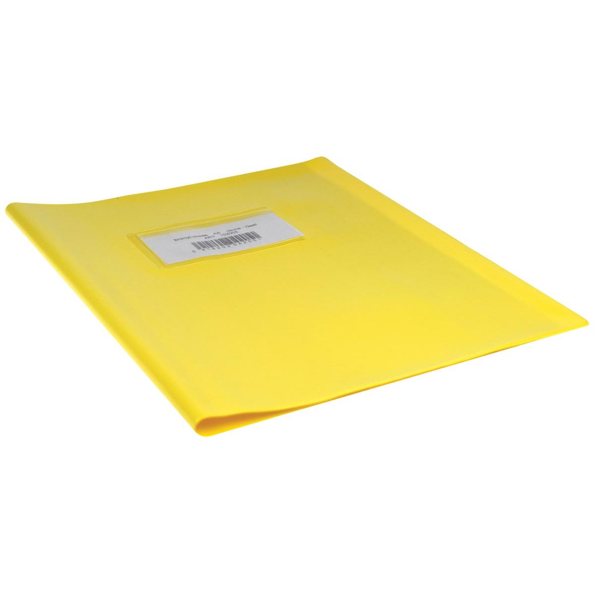 Bronyl – Notizbuchhülle ft 16,5 x 21 cm (Schrift), gelb
