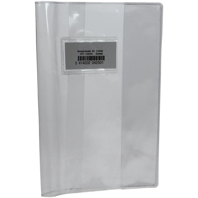 Bronyl – Notizbuchhülle ft 16,5 x 21 cm (Schrift), Kristall