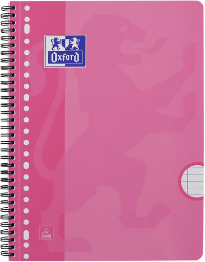 Oxford - Bloc Collège Ecole A4+ ligne 23 trous 160 pages 80gr rose