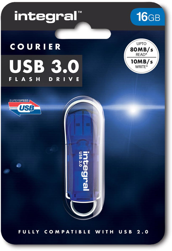 Integral - COURIER USB-Stick 3.0, 16 GB