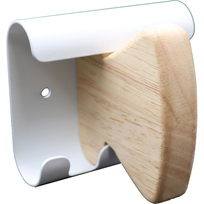 Unilux -  muurkapstok , wit, 1 haak