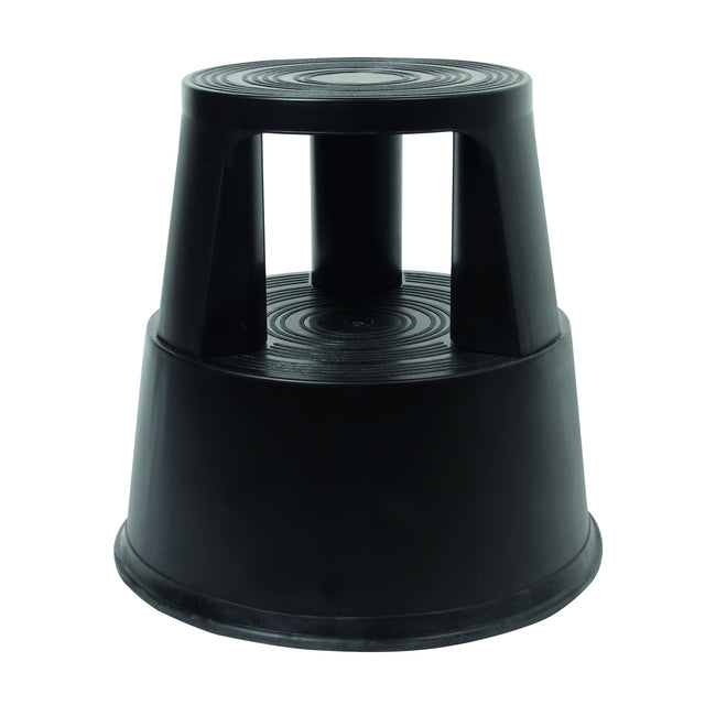 Quantore - Tabouret 42cm plastique noir