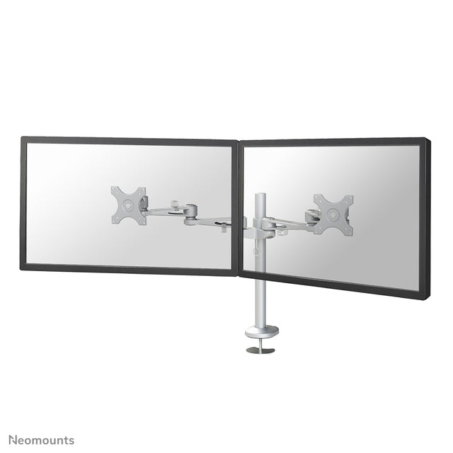 Neomounts - Monitorarm D935DG 2x10-27 Transit Silbergrau
