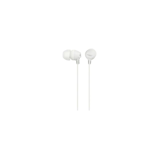 Sony -  Oortelefoon ex15ap basic wit | 6 stuks
