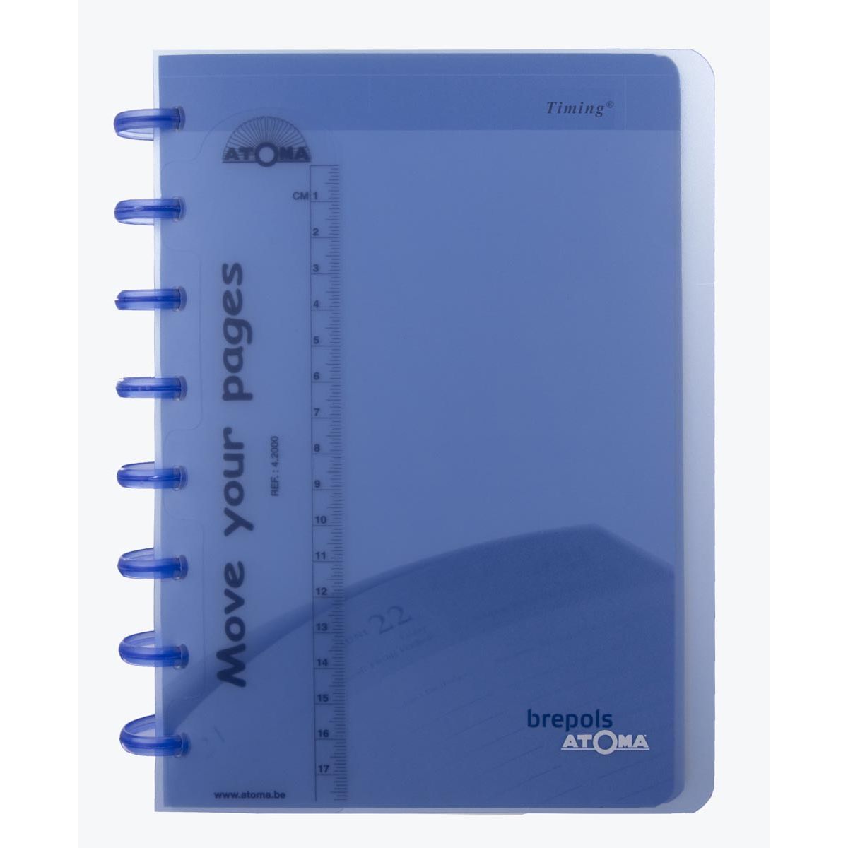 Atoma - agenda, ft A5, papier crème, 144 pages, 1 semaine sur 2 pages, 2026
