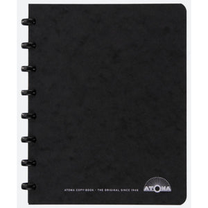 Atoma -  meetingbook, ft A5, zwart, geruit 5mm