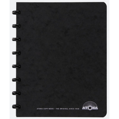 Atoma -  meetingbook, ft A5, zwart, geruit 5mm