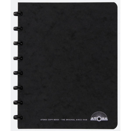 Atoma - carnet de réunion, ft A5, noir, carreaux 5mm
