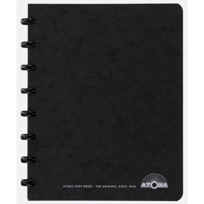 Atoma - carnet de réunion, ft A5, noir, carreaux 5mm