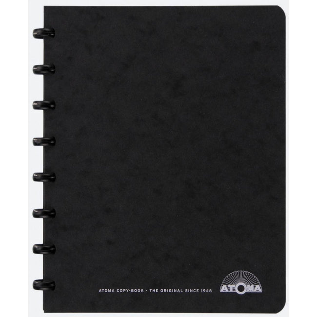 Atoma - carnet de réunion, ft A5, noir, ligné