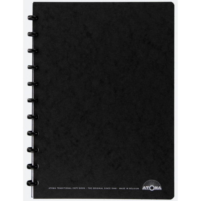 Atoma - carnet de réunion, ft A4, noir, ligné