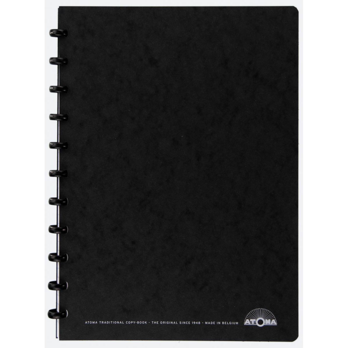 Atoma – Besprechungsbuch, ft A4, schwarz, kariert 5 mm