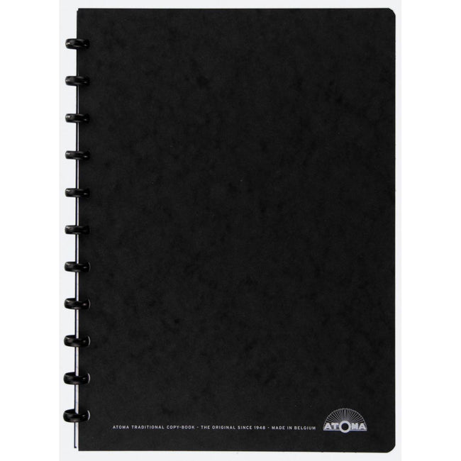Atoma – Besprechungsbuch, ft A4, schwarz, kariert 5 mm