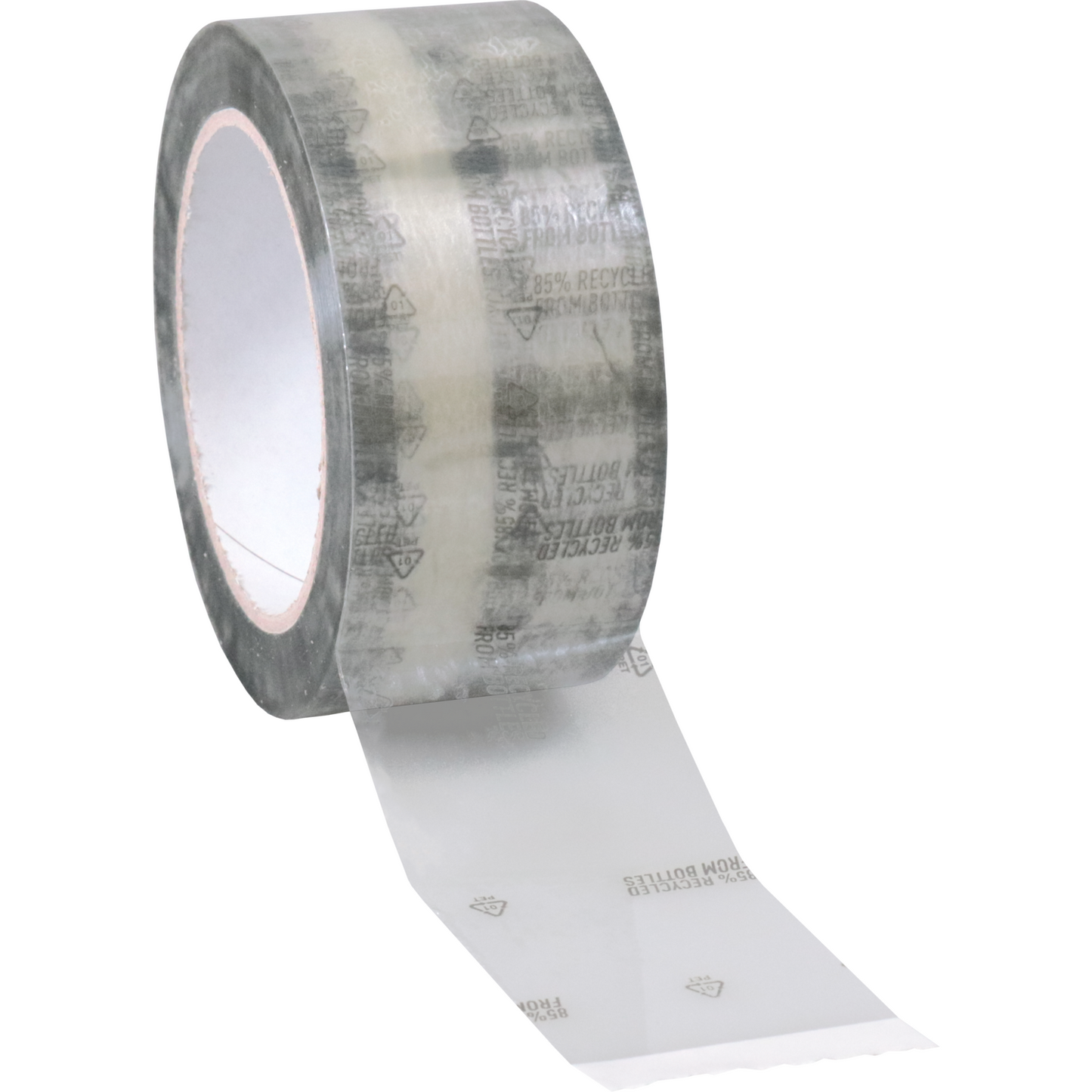 Klika - Fermeture de la boîte | Thermofusible | PET recyclé | 50 mm | 100m | transparent | 6 pièces