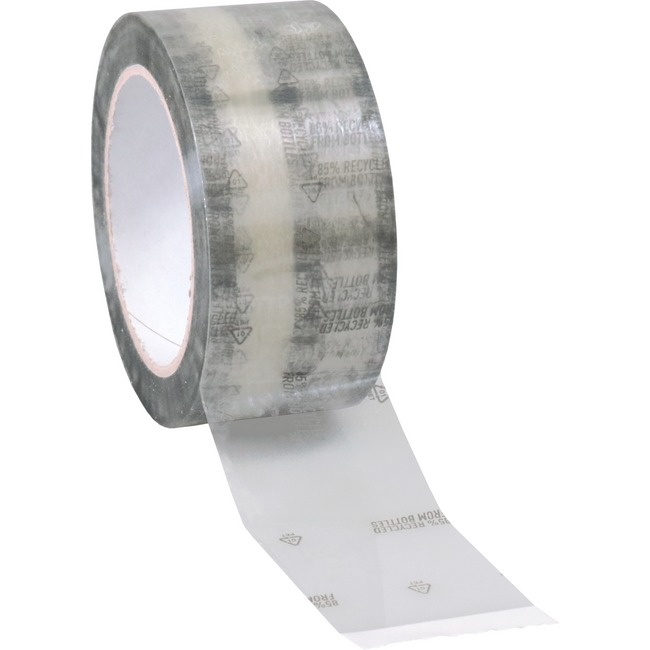 Klika -  Dozensluite | Hotmelt | Gerecycled PET | 50mm | 100m | transparant | 6 stuks