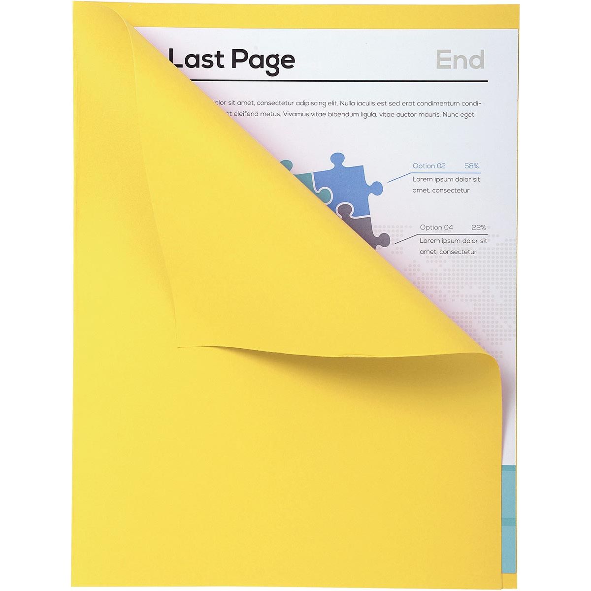 Exacompta -  dossiermap Forever met zichtrand, ft A4, pak van 100, geel