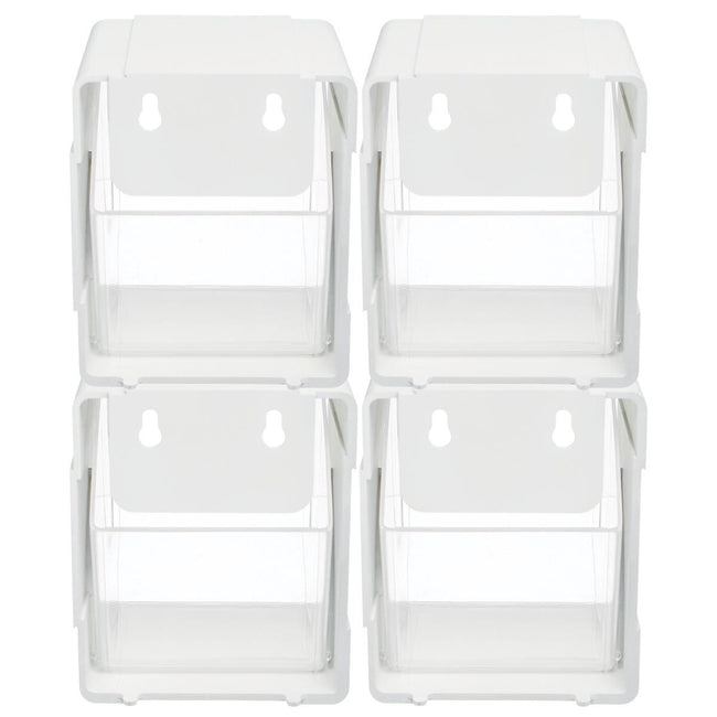 Deflecto - plateau de tri basculant blanc, pack de 4 pièces