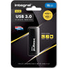 Integral - USB-Stick 3.0, 16 GB, schwarz