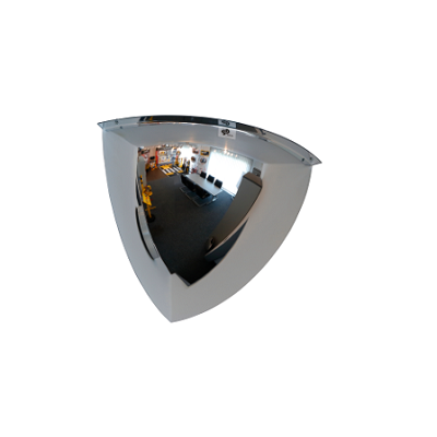 Klika - Miroir de surveillance 1/4 demi-sphère 80 cm 2 pièces