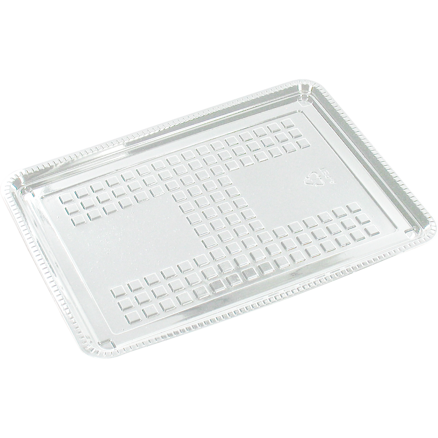 Klika - Échelle | plateau de charcuterie | PET recyclé | rectangulaire | 180x125x transparent | 3000 pièces