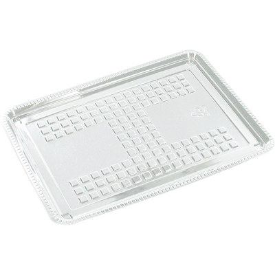 Klika - Échelle | plateau de charcuterie | PET recyclé | rectangulaire | 180x125x transparent | 3000 pièces