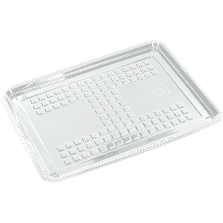 Klika - Échelle | plateau de charcuterie | PET recyclé | rectangulaire | 180x125x transparent | 3000 pièces