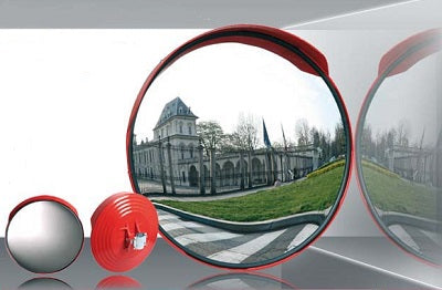 Klika - Miroir de circulation 60 cm rond pour extérieur