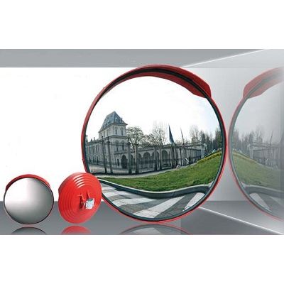 Klika - Miroir de circulation 60 cm rond pour extérieur