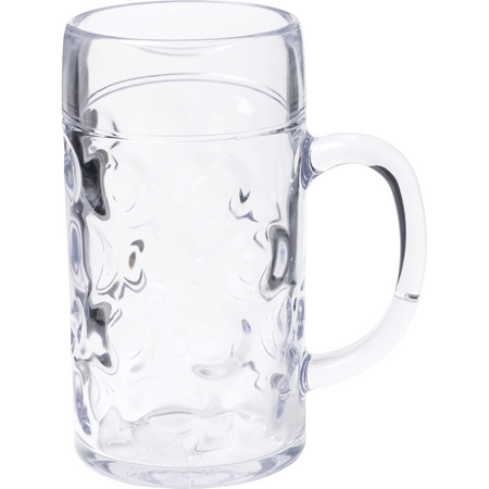 Dépa - Verre | chope de bière | réutilisable | incassable | SAN | 500 ml | 150 mm | transparent | 6 pièces